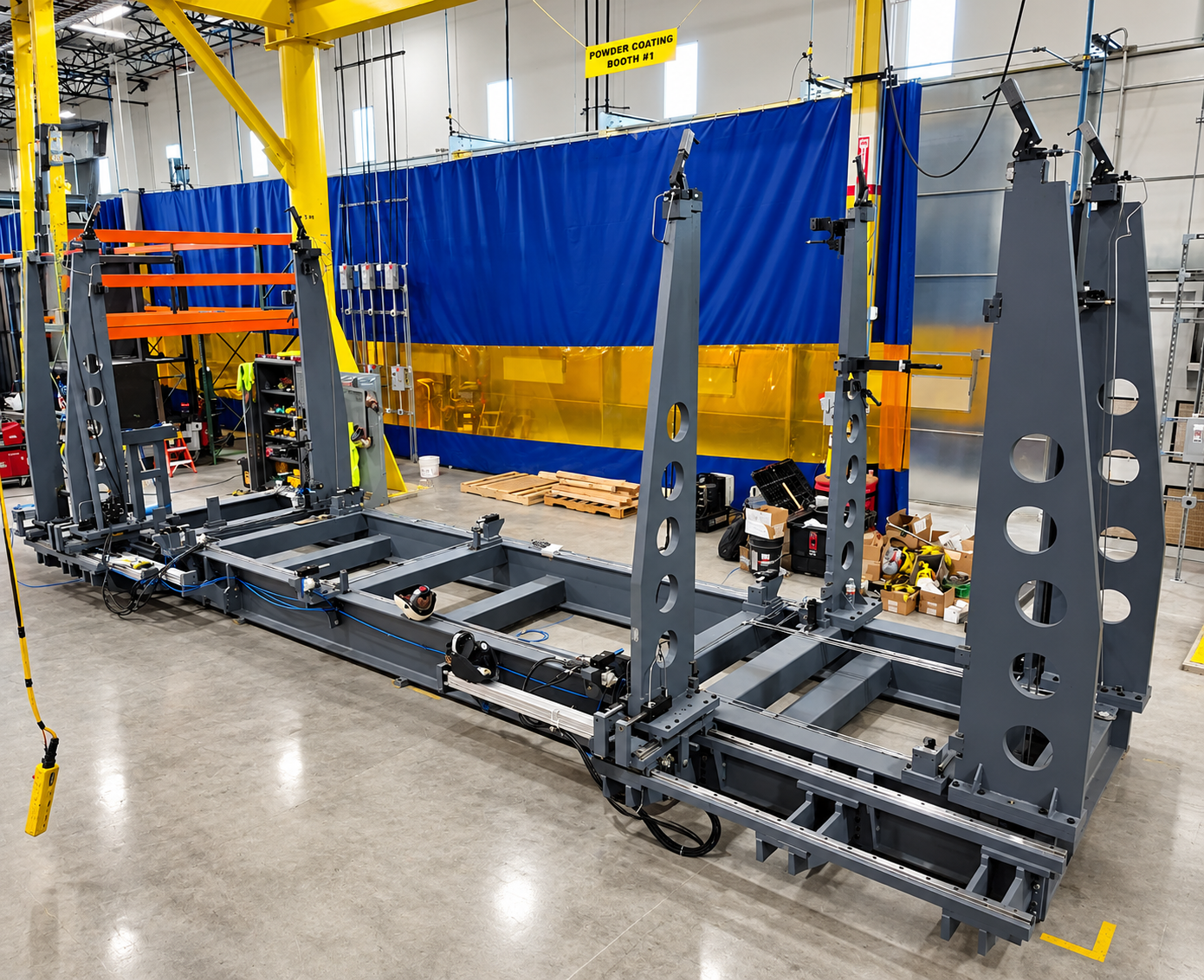 Assembly Fixture For Special Containers